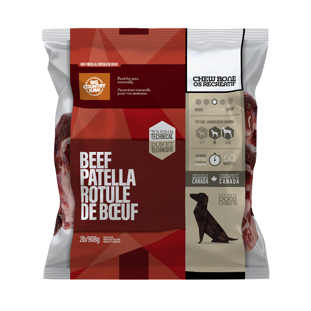 Big Country Raw Rotule de Boeuf 2lbs / 908g