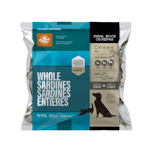 Big Country Raw Sardines 1lb / 454g